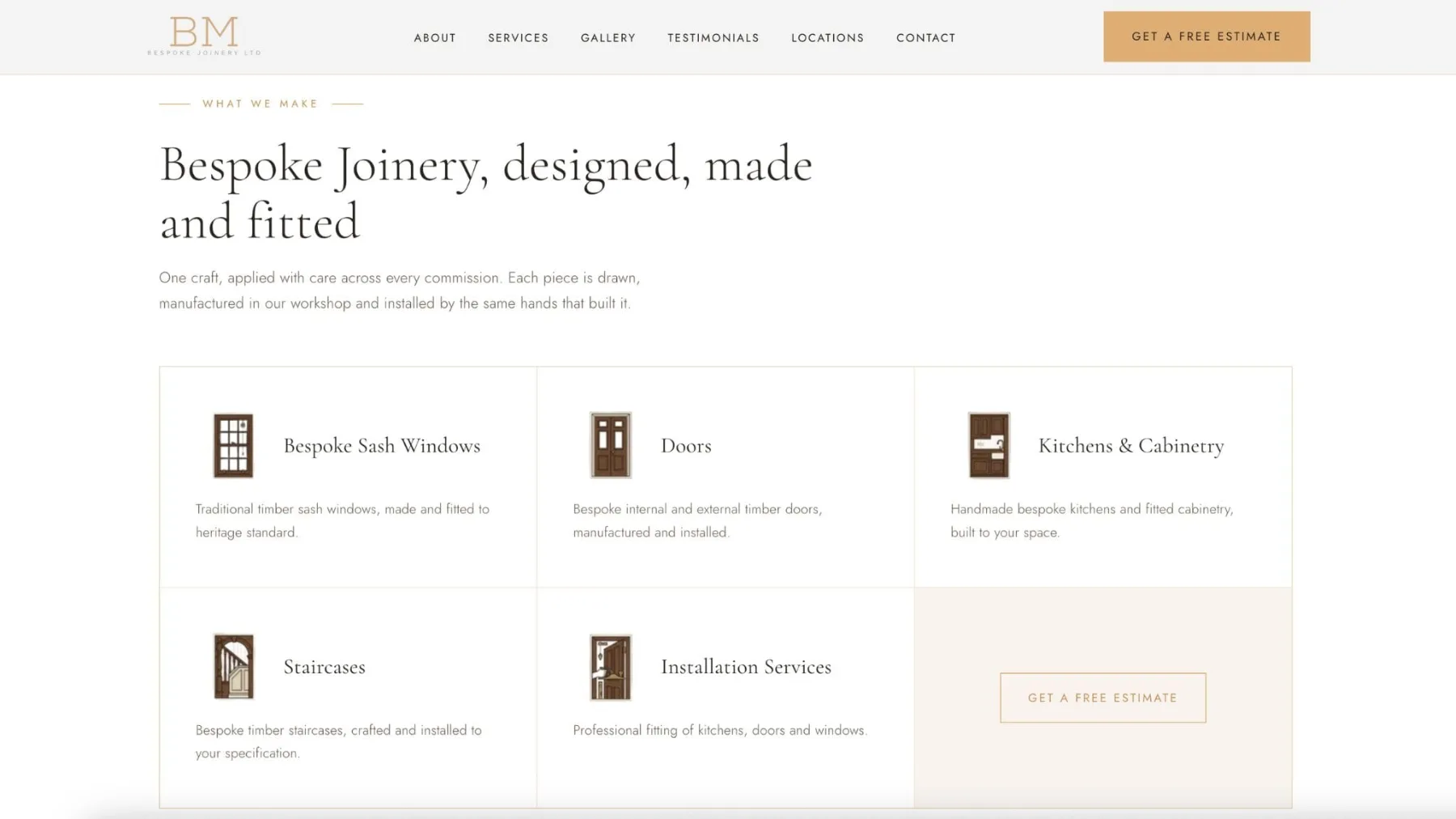 bm bespoke joinery