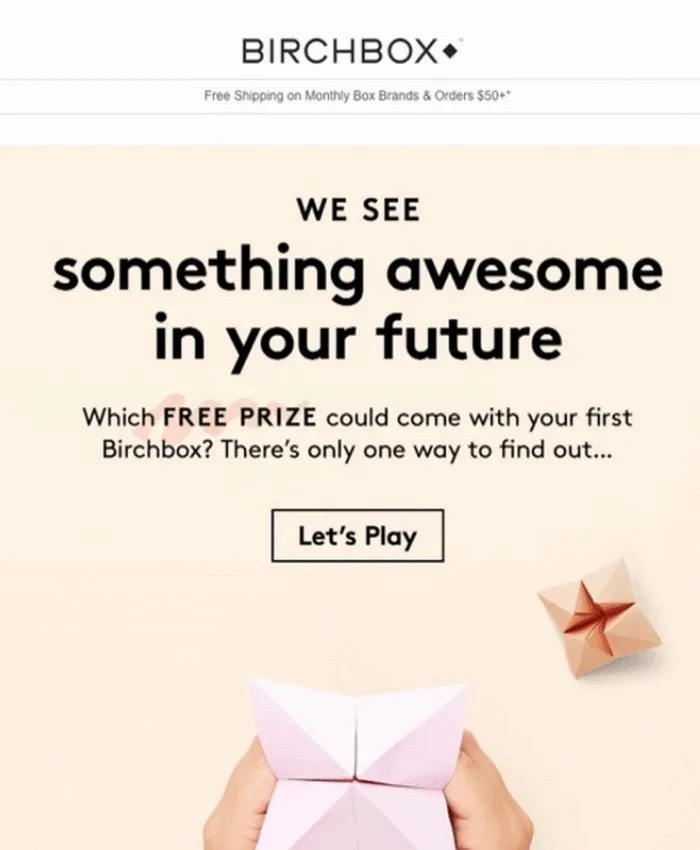 A custom-designed email marketing campaign matching the client's branding